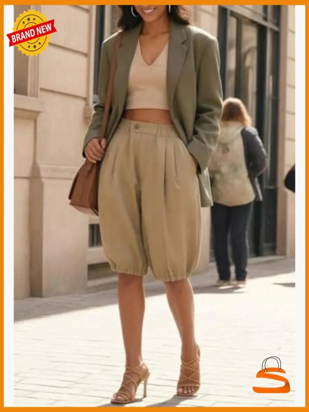 Women Baggy Bermuda Shorts High Waisted Wide Leg Y2k Streetwear Jorts